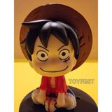 Anime One Piece Monkey D. Luffy Action Mini Figür Oyuncak Biblo Model 1 - 6.5 cm - Renkli