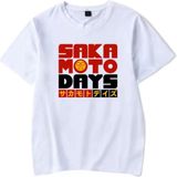 Anime Sakamoto Days Unisex T-Shirt - Beyaz - XL