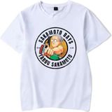 Anime Sakamoto T-Shirt - Beyaz