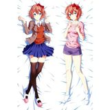 Anime- Sayori Doki Doki Lc Desenli Sarılma Yastığı ( Hugging Pillow) Kılıfı - 50 x 140