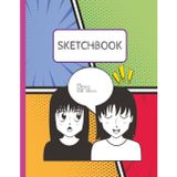 ANIME SKETCHBOOK FOR GIRLS: A great book for drawing, doodling, & sketching for anyone who loves art/This sketchbook can be used by girls, teens, & ... or notebook/120 pages, 8.5 x 11 inches