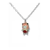 Anime Spy X Family Anya Forger Figürlü Unisex Kolye – 60 Cm Zincirli Sevimli Karakter Takı