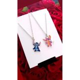 Anime Stitch & Angel Kolye Kadın Erkek İkili Çift 2 adet