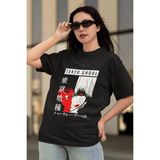 Anime Tokyo Ghoul Kaneki Face Tişört - Siyah - XL