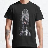 Anime Tokyo Ghoul Kaneki Ken Klasik Erkek Tişörtü MODEL6638 - Siyah - XL