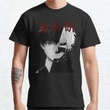 Anime Tokyo Ghoul Kaneki Ken Klasik Erkek Tişörtü MODEL784 - Siyah