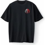 Anime White Red Naruto Kakashi Ball Oversize Unisex Tişört T-Shirt - Siyah