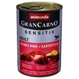 Animonda 400 gr Gran Carno Sensitive Pure Sığır Etli ve Patatesli Köpek Konservesi