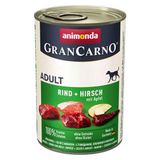 Animonda 400 gr Grancarno Sığır Etli Elmalı ve Geyik Etli Yetişkin Köpek Konservesi