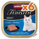 Animonda 83202 Vom Feinsten Somonlu ve Karidesli 100x6 gr Kedi Yaş Maması
