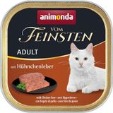 Animonda 83304 Vom Feinsten Tavuklu ve Ciğerli Kedi Yaş Maması 100 Gr