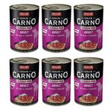 Animonda Gran Carno Sığır Etli ve Yürekli 6x400 gr Köpek Konserve