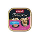 Animonda Vom Feinsten 100 gr Kümes Hayvanlı ve Somonlu Mini Irk Yetişkin Köpek Konservesi