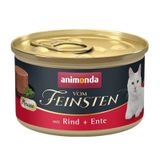 Animonda Vom Feinsten 85 gr Sığırlı ve Ördekli Yetişkin Kedi Konservesi