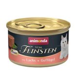 Animonda Vom Feinsten 85 gr Somonlu ve Kümes Hayvanlı Yetişkin Kedi Konservesi