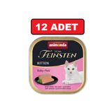 Animonda Vom Feinsten Kitten Baby Pate Ezme Yavru Kedi Karışık Konserve Yaş Mama 12 Adet 100gr