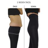Anında Incelme Siyah Yüksek Bel Korse Tayt Toparlayıcı Korse, siyah, 2XL, BONARLK583467502620318