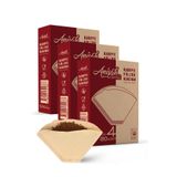 Anisah Coffee 3'lü Filtre Kahve Kağıdı 4 Numara (3x80 Adet) | Kokusuz | Kimyasalsız | Doğa Dostu | Yırtılmaz