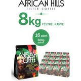Anisah Coffee African Hills Filtre Kahve | 16X500GR - 8 kg