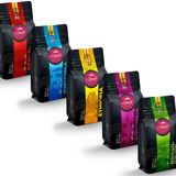 Anisah Coffee Dünya Filtre Kahveleri Tanışma Seti | 5x250gr | Cold Brew Öğütme | Kenya, Guatemala, Ethiopia, Colombia, Brasil