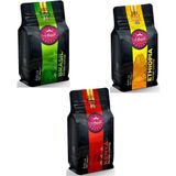 Anisah Coffee Dünya Kahvesi 3 Lü Set Çekirdek 250 gr x 3 - Çekirdek (Öğütülmemiş)