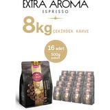 Anisah Coffee Extra Aroma Espresso Çekirdek Kahve | 16X500GR - 500 gr