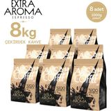 Anisah Coffee Extra Aroma Espresso Çekirdek Kahve | 8X1000GR - 1 kg