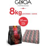 Anisah Coffee Genoa Espresso Çekirdek Kahve | 16X500GR - 8 kg