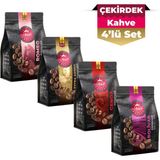 Anisah Coffee Premium Espresso Kahve Seti (Çekirdek) Bolivar, Genoa, Romeo, Extra Aroma 4X1000Gr - 4 kg