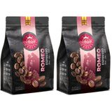 Anisah Coffee Romeo Espresso Koyu Kavrulmuş (DARK ROAST) Çekirdek Kahve | 1000g | Yoğun ve Canlandırıcı Aroma (2 paketi)