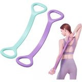 ANIS·KEAAR 2 ADET Şekil 8 Direnç Bandı - Kol, Sırt, Omuz ve Tüm Vücut Egzersizleri için Elastik Fitness Halatı | Yoga, Pilates, Fizik Tedavi ve Evde Spor Salonu Egzersizleri için Ayak, Bacak, El