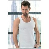 Anıt 1104 Ribana Pamuklu 3 Adet Siyah Erkek Atlet