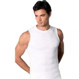 Anıt 1108 Ribana Erkek Sıfır Kol Sıfır Yaka Atlet Renkli 6'lı - L - Gri