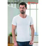 Anıt 1154 Premium Erkek Penye Pamuklu Bisiklet Yaka Fanila Atlet Tişört