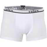Anıt 1268 Beyaz 3 Adet Relax Pamuklu Esnek Erkek Boxer