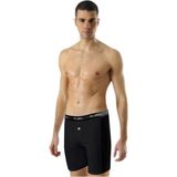 Anıt 3'lü Paket 1114 Likralı Uzun Erkek Boxer - 2XL - Siyah