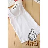 Anıt 6 Adet Penye (Cotton) Çocuk Erkek Atlet % 100 Pamuk - Beyaz - 1 - 2 Yaş