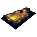 Anıtkabir Maketi Monte Led Işıklı 28X16x6 Cm