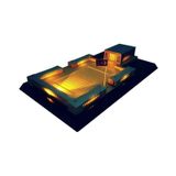 Anıtkabir Maketi Monte LED Işıklı 29x17x6 cm - Monte