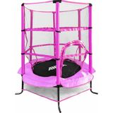 Anka 140 cm Pembe Fileli Trambolin Güvenlik Filesi ile 100 kg Taşıma Kapasitesi
