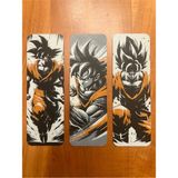 Anka Atölye Dragon Ball Goku Kitap Ayracı 3'lü Set - Anime Temalı Kitap Ayraç
