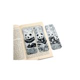 Anka Atolye Panda Ailesi Kitap Ayracı 3'lü Set - Sevimli Hayvan /Doğa Temalı Kitap Ayraç