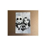 Anka Atolye Sevgililer Günü Jack & Sally Kitap Ayracı - 3D Baskı – Çiftlere Özel Romantik Hediye