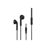 Anka Cep Cep Telefonu Aksesuarları Anka Cep Realme C55 İle Uyumlu ER06 3.5mm Kulak İçi Kablolu Kulaklık Siyah, ZR-ER06-87