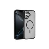 anka cep cep telefonu aksesuarları Apple iPhone 17 ile Uyumlu MagSafe Şarj Özellikli Mat Siyah Kılıf, Zr-Sio-iPhone 17