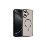 anka cep cep telefonu aksesuarları Apple iPhone 17 ile Uyumlu Mat Yüzey MagSafe Şarj Özellikli Silikon Kılıf Desert Titanyum, Zr-Sio-iPhone 17