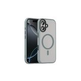 anka cep cep telefonu aksesuarları Apple iPhone 17 ile Uyumlu Mat Yüzey Wireless Şarj Özellikli MagSafe Kılıf - Gri, Zr-Flet-iPhone 17