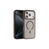 anka cep cep telefonu aksesuarları Apple iPhone 17 Pro ile Uyumlu Mat Yüzey MagSafe Şarj Özellikli Kılıf Desert Titanyum, Zr-Sio-iPhone 17 Pro