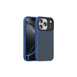 anka cep cep telefonu aksesuarları Apple iPhone 17 Pro ile Uyumlu Mat Yüzey Wireless Şarj Özellikli MagSafe Kılıf Lacivert, Zr-Flet-iPhone 17 Pro