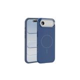 anka cep cep telefonu aksesuarları iPhone 17 Air ile Uyumlu Lacivert Mgsafe Şarj Özellikli Metal Kamera Çerçeveli Silikon Kılıf, Zr-Edi-iPhone 17 Air